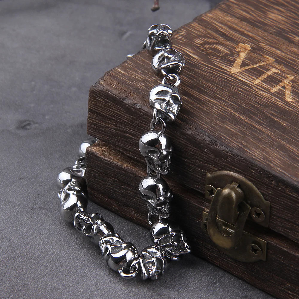 Skull Chain Bracelet