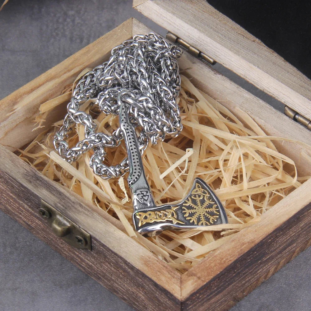 Odin Axe Necklace