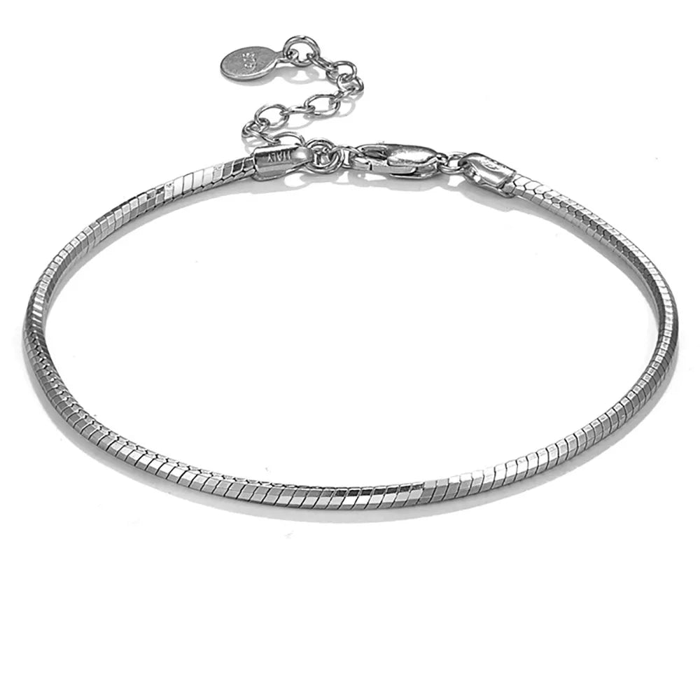 925 Sterling Silver Snake Bracelet