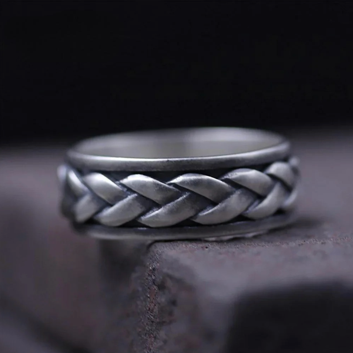 925S Silver Ring - Intertwined