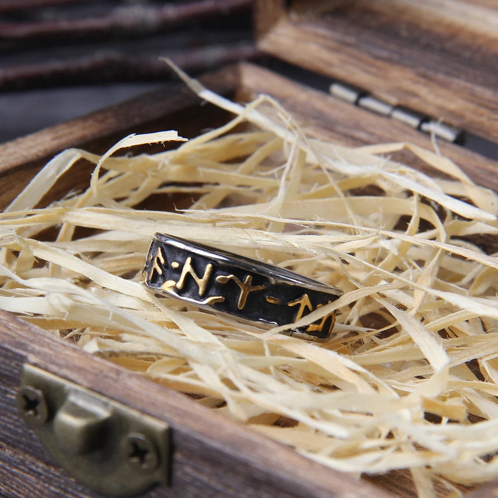 Runic Script Ring