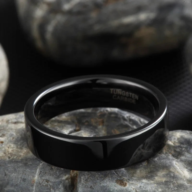 Shadow Tungsten Ring