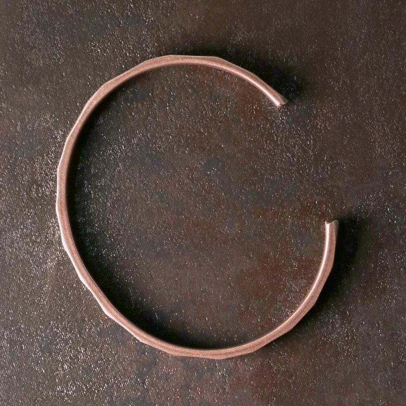 Copper Bangle - Hammered