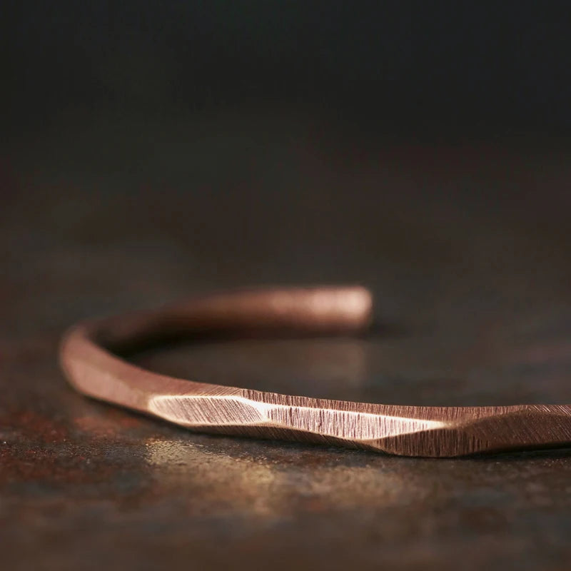 Copper Bangle - Natural