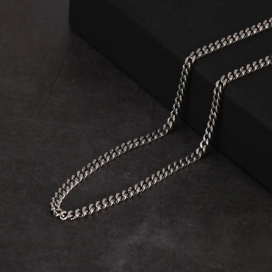 925 Sterling Silver Cuban Necklace