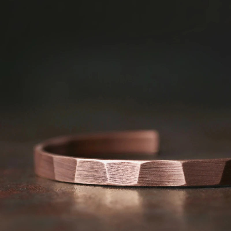 Copper Bangle - Hammered