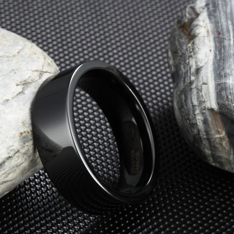 Shadow Tungsten Ring