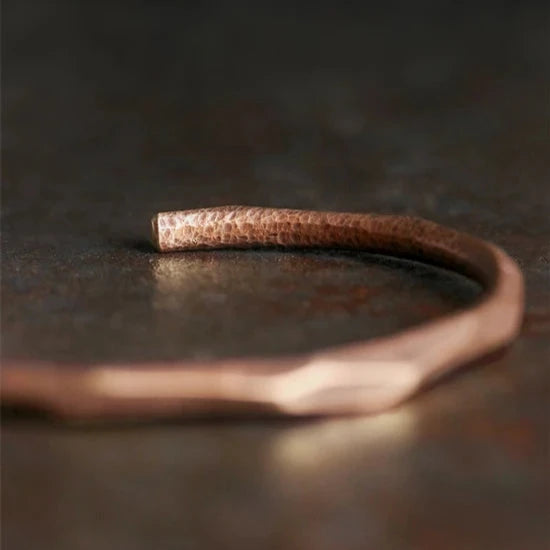 Copper Bangle - Natural