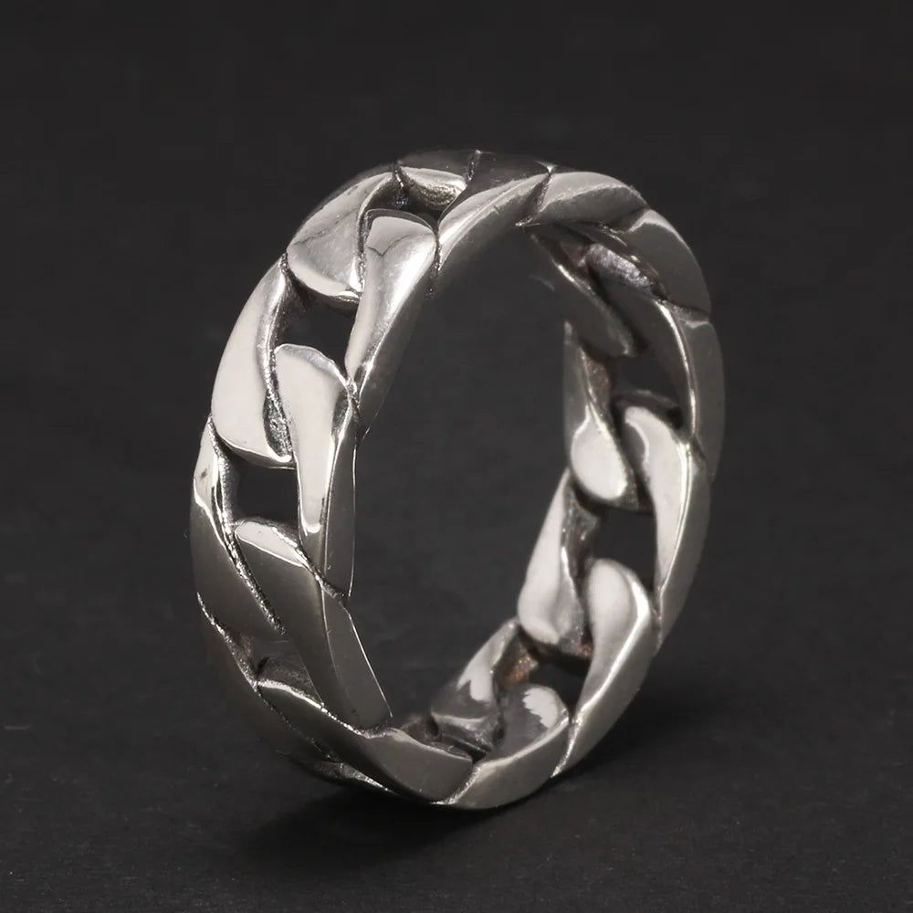 925 Chain Silver Ring