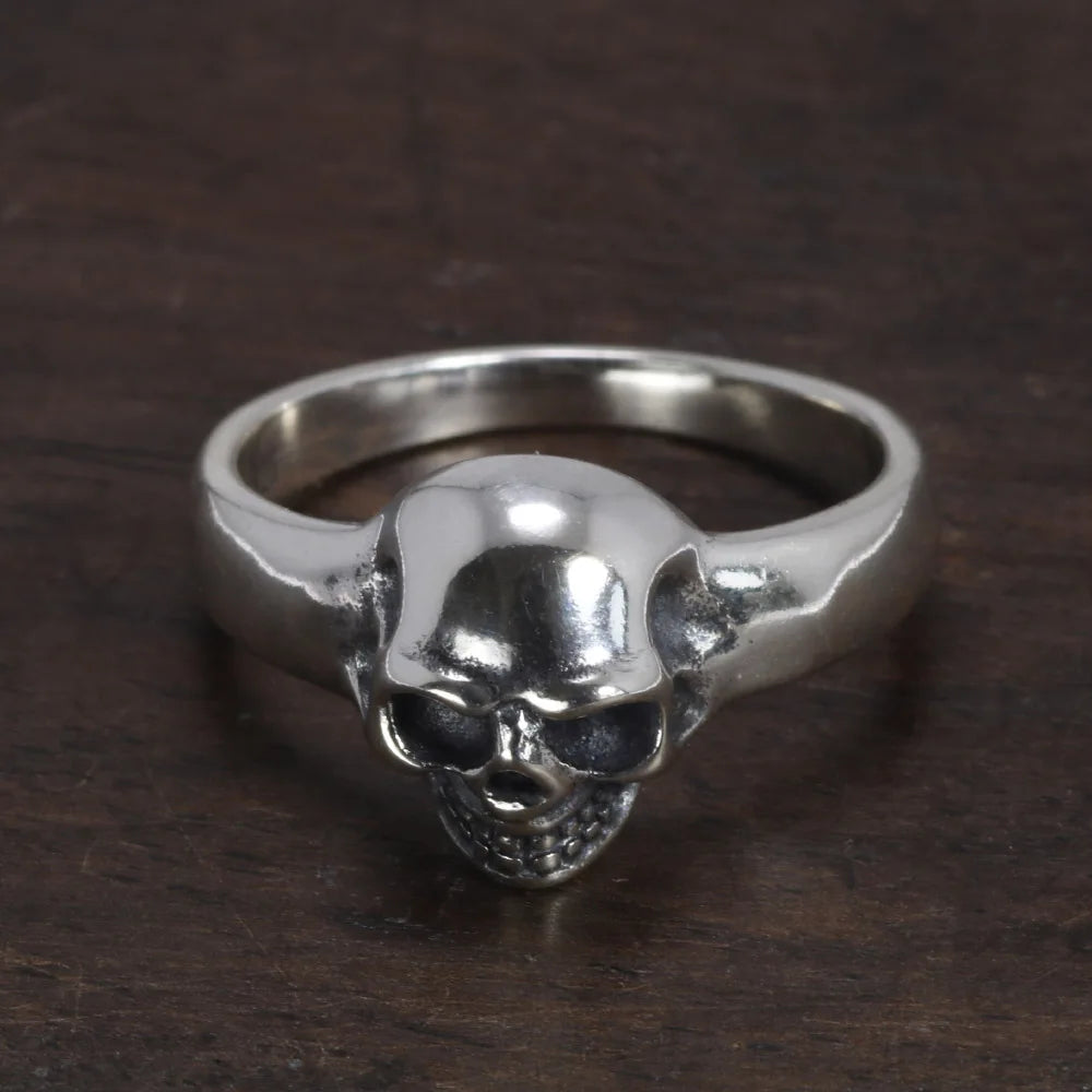 925S Silver Skull Ring