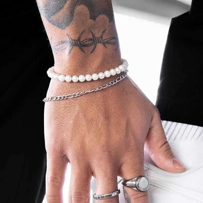 Heritage Bracelets - Pearl & Figaro