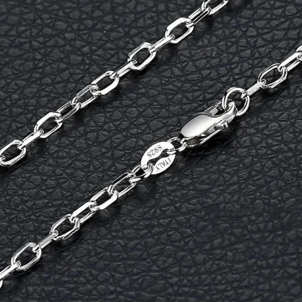 925S Silver Link Chain Necklace