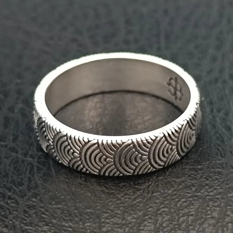 925S Silver Wave Ring