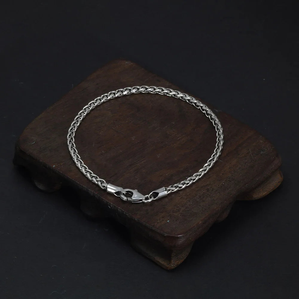 925 Sterling Silver Woven Bracelet