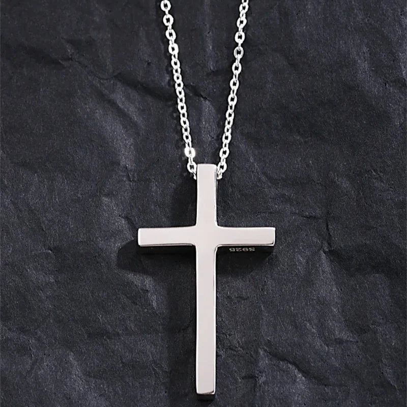 925 Sterling Silver Cross Necklace