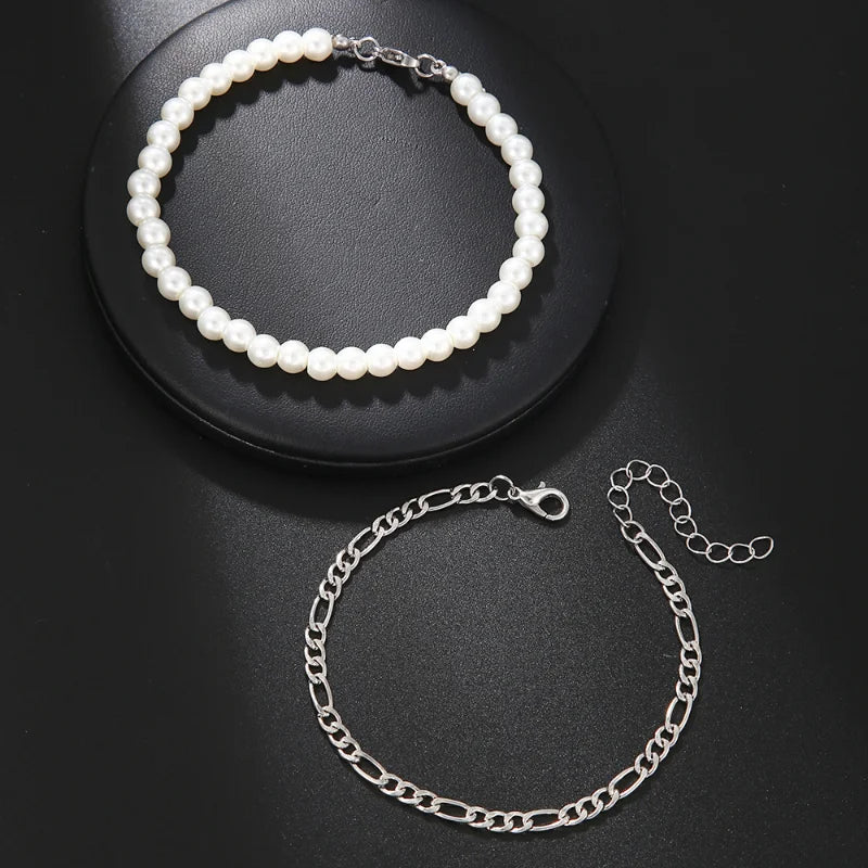 Heritage Bracelets - Pearl & Figaro