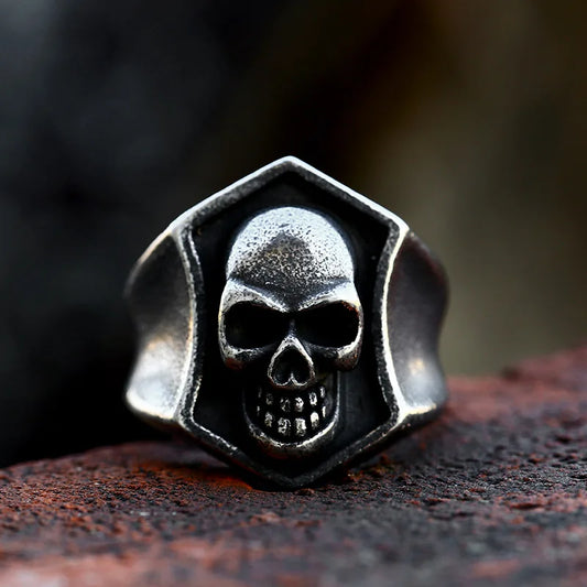 Smiling Skull Ring