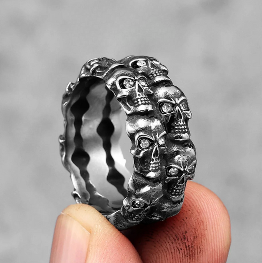 Gem Skull Ring