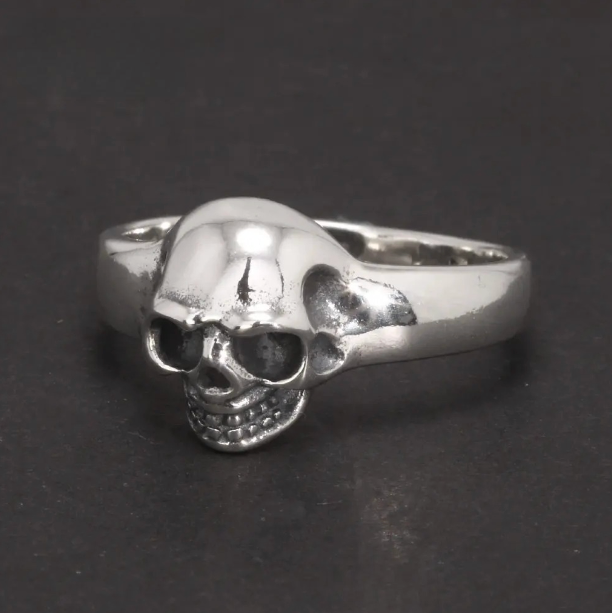 925S Silver Skull Ring