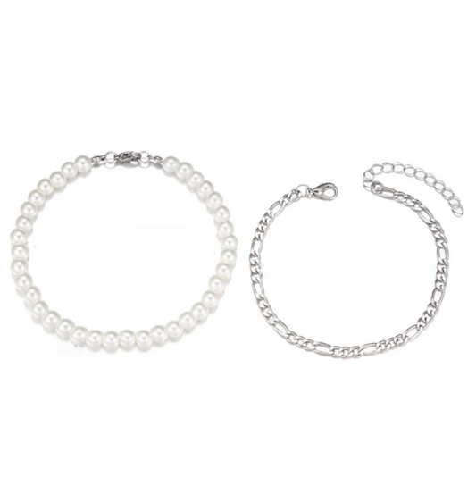 Heritage Bracelets - Pearl & Figaro