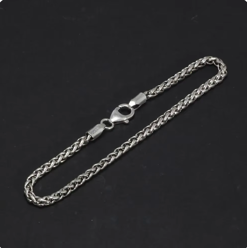 925 Sterling Silver Woven Bracelet