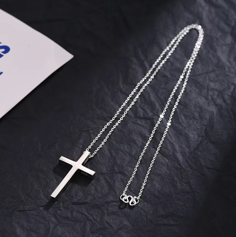 925 Sterling Silver Cross Necklace