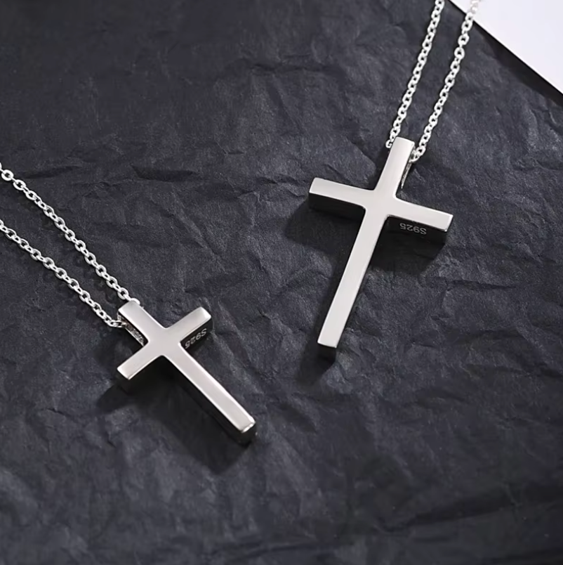 925 Sterling Silver Cross Necklace