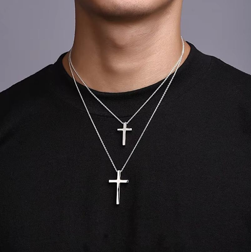 925 Sterling Silver Cross Necklace