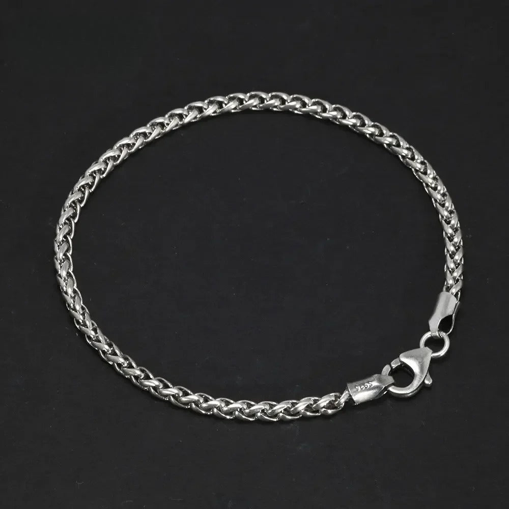 925 Sterling Silver Woven Bracelet