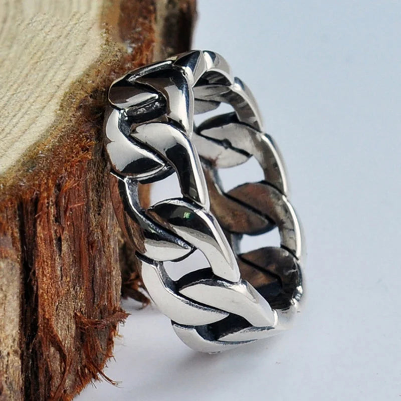 925 Chain Silver Ring