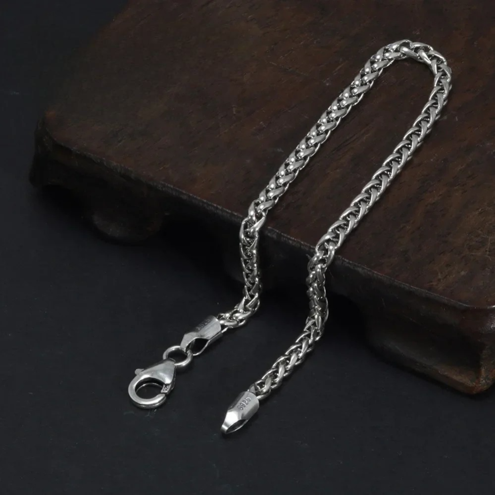 925 Sterling Silver Woven Bracelet