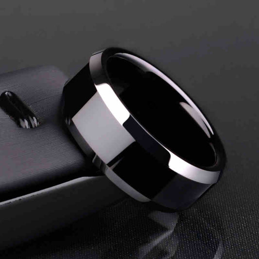 Shadow Tungsten Ring